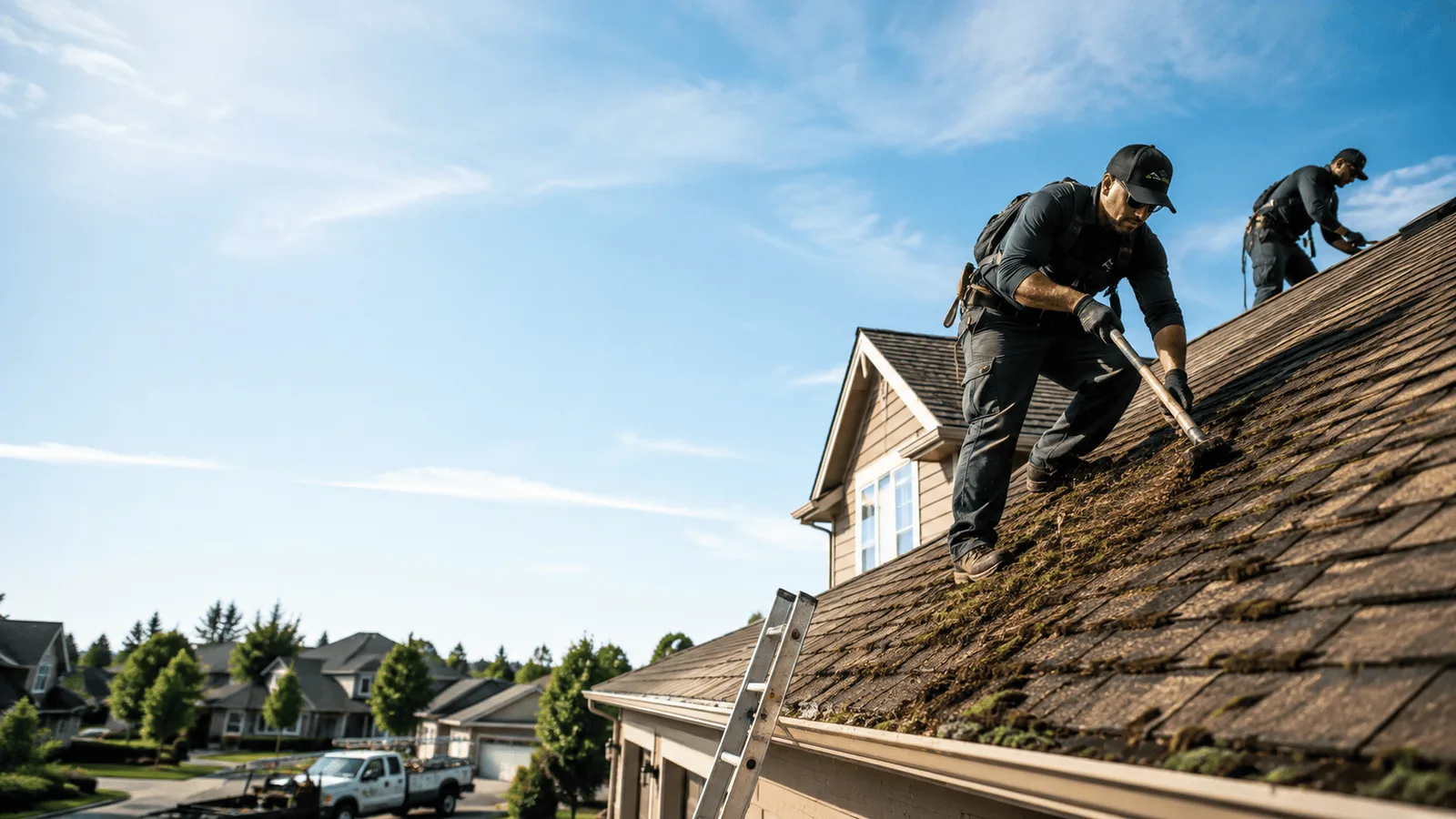 Roof Moss Removal in Wake, VA near me
